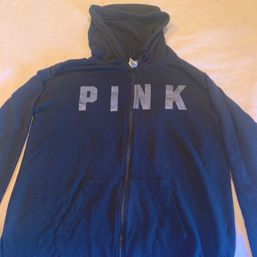 pink zip up